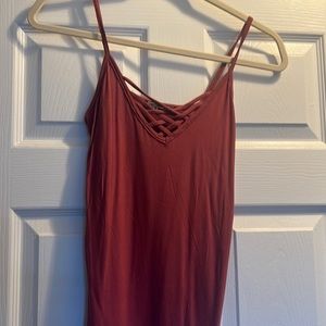 Never worn. No tags. Maroon Camisole Tank top